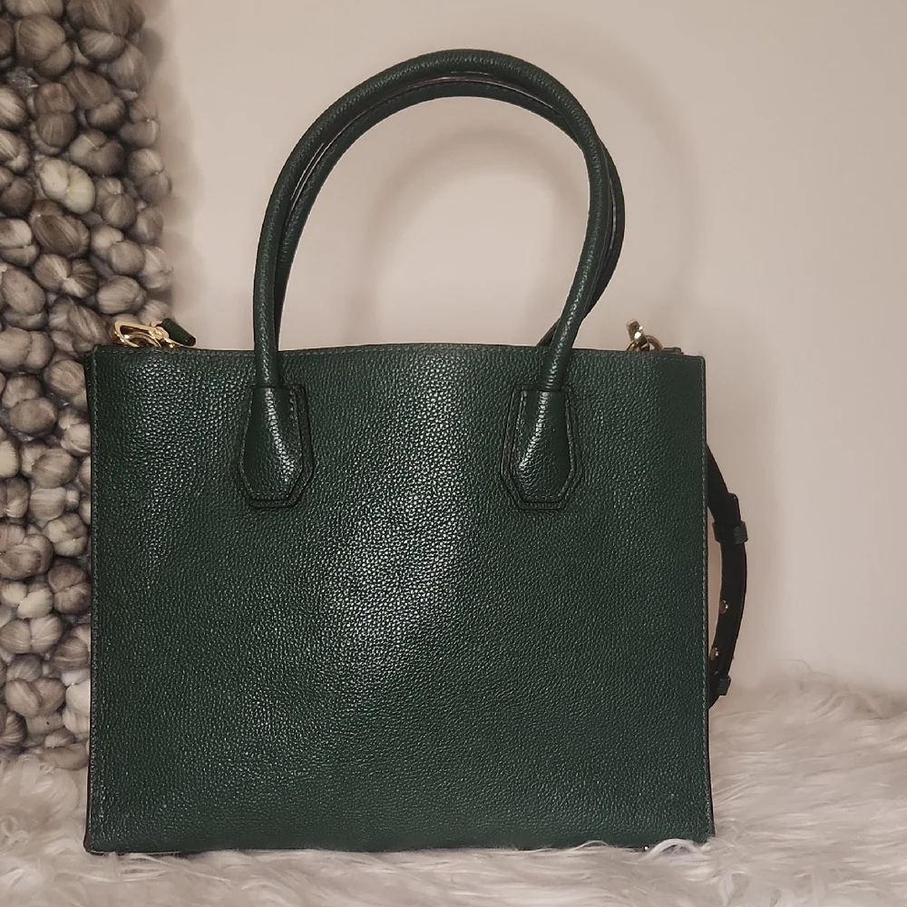 Michael Kors Dark Green Tote Bag - Picture 6 of 13